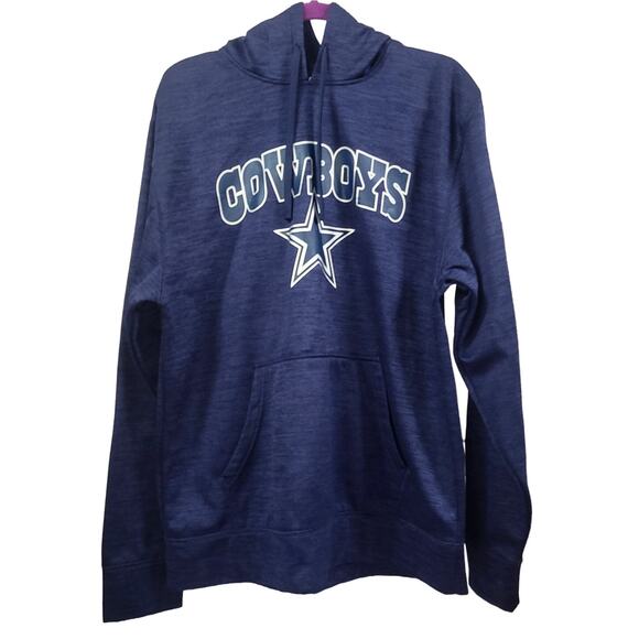 Dallas Cowboys Authentic Pullover Hooded Sweatshirt/Jacket Size L NWOT - Picture 1 of 7